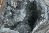 Crystal Filled Dugway Geode (Polished Half) #33139-1
